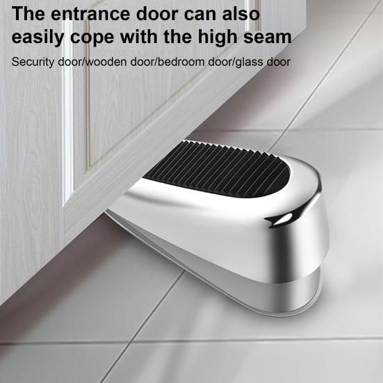 Пружинный дверной стопор, клиновой настенный протектор, прочный, регулируемый по высоте, противоскользящее резиновое дно