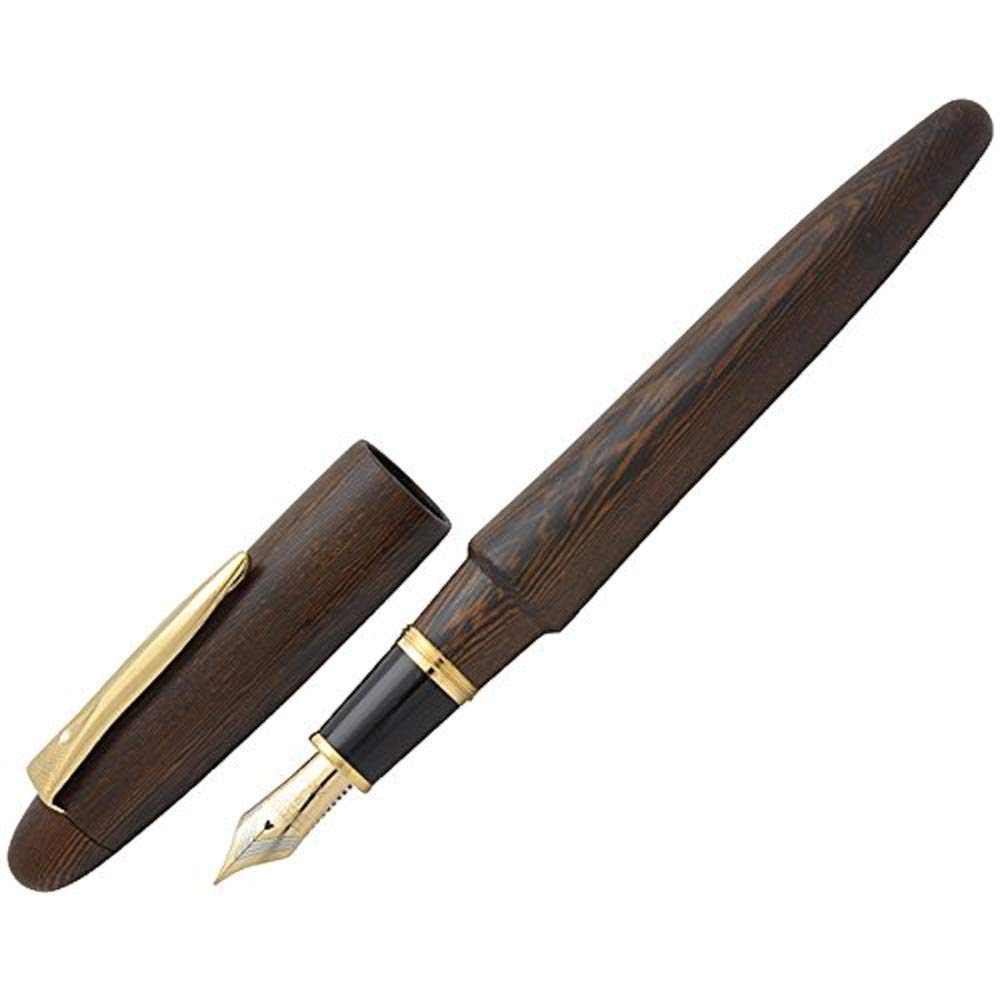 Platinum Fountain Izumo Ironwood Medium Nib Pen, (Matte Tagayasan) (M), PIZ-50000T#20