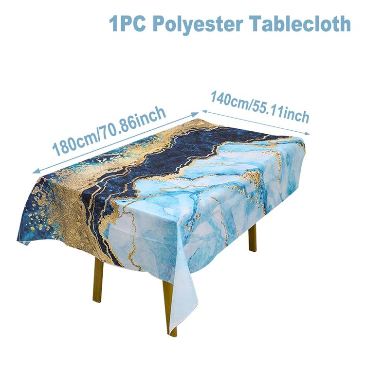 Скатерть прямоугольная мраморная 180x140 см, полиэстеровая скатерть, моющаяся, многоразовая, для кухни, столовой, пикника, вечеринки, скатерти, декор