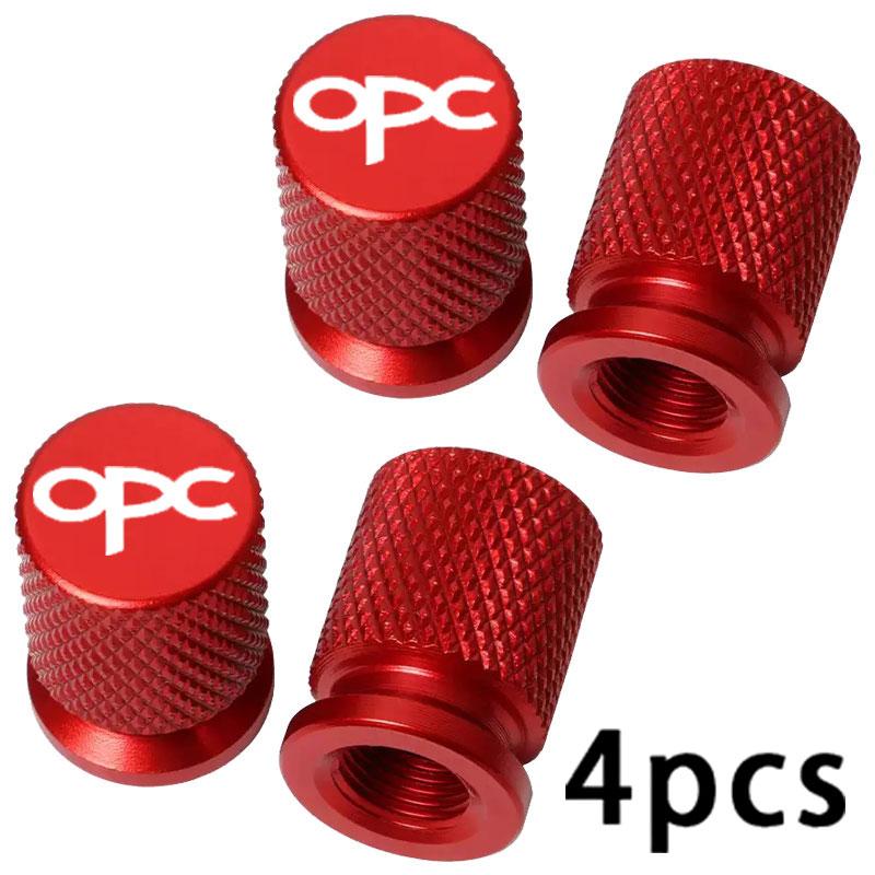 4PCS Colorful Car Accessories Car Tire Valve Cap For Opel OPC