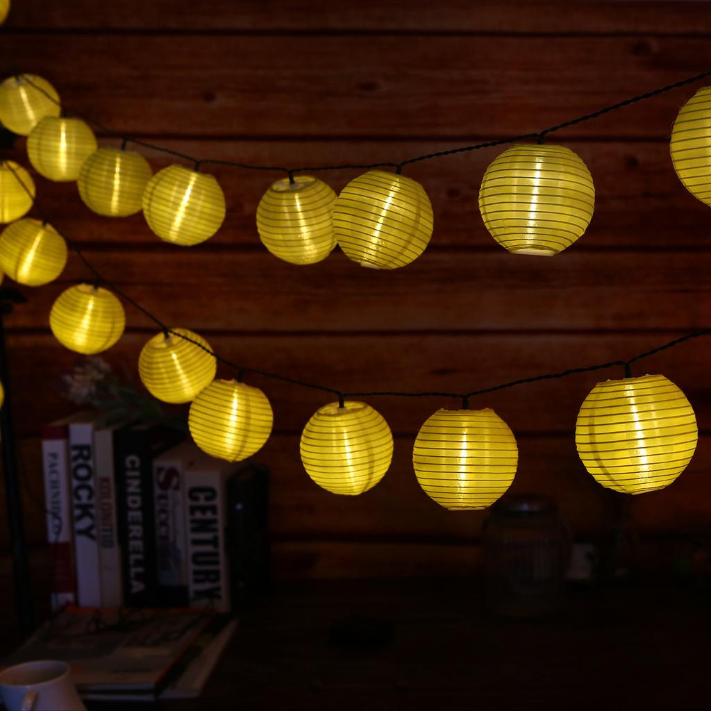5Meters/16.4Ft 20 LEDs Solar Powered Energy Fairy String Lantern Light Lawn Lamp with Constant