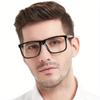 Ultralight Retro Anti Blue Light Computer Eyeglasses Frames Women TR90 Sunglasses for Men's Square