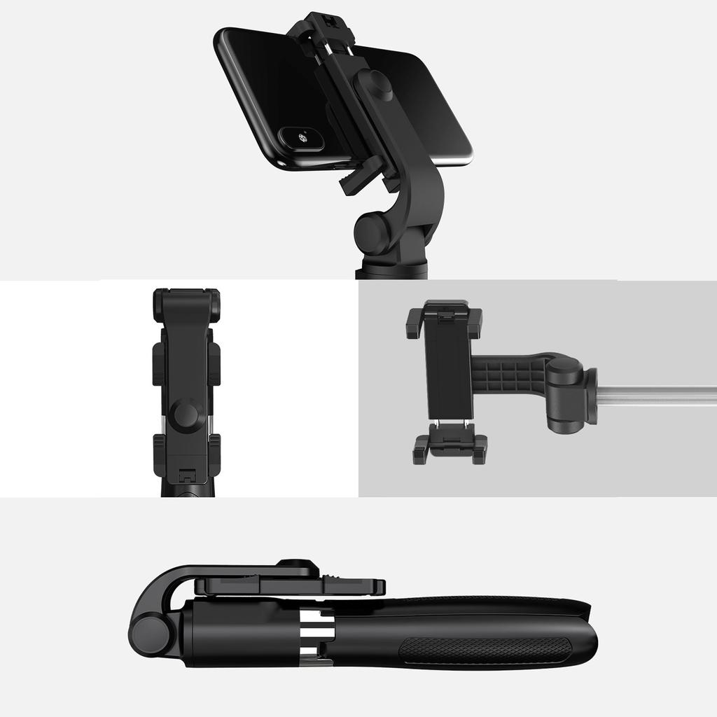 27,5-дюймовая селфи-палка 3-в-1, настольный штатив, стабилизатор подвеса с 6-секционной телескопической штангой с