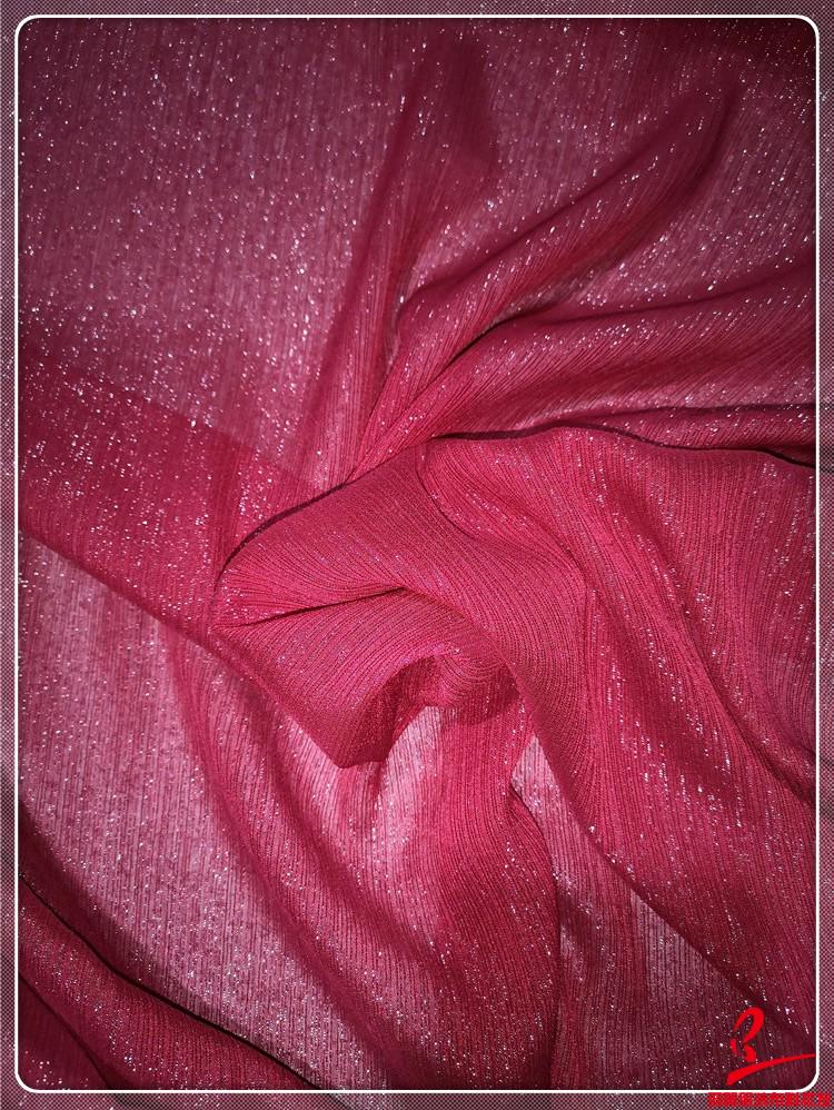 Super Sheer Silver Sequin Silk Gingham Chiffon Brocade Fabric for Dance Costumes