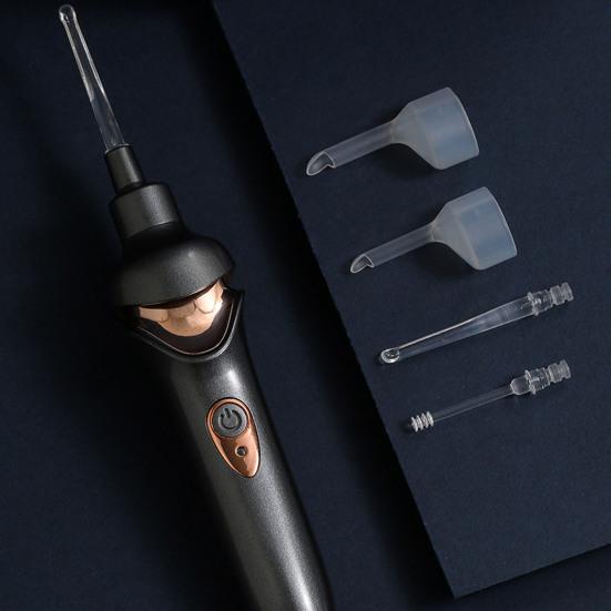 LED Ear Cleaner Kit Electric Ear Wax Remover with 5 Soft Tips Rechargeable Waterproof Safe Ear Cleaning Tool
