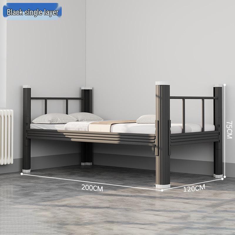 Steel Double-Layer Bunk Bed for Dormitory or Construction Site