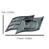 Car Front Grille Emblem Tail Box Metal Bagde Sticker