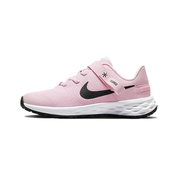 Nike REVOLUTION 6 Flyease Casual Abrasion Resistant Breathable Low top Kids' Running Shoes Pink DD1114-608
