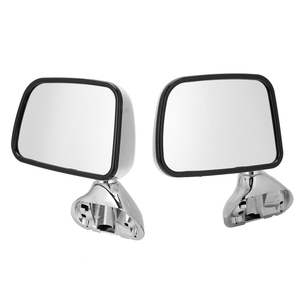 Pair Car Door Rearview Mirror Electroplated Driving Security Fit for HILUX 1988‑2005