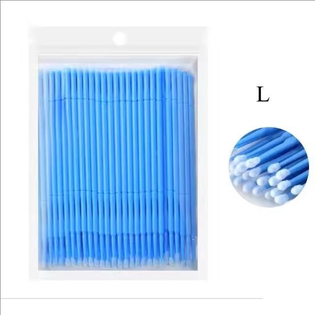 100 шт одноразовые ватные палочки щеточки для ресниц отдельные ресницы микрощеточка для удаления наращенных ресниц