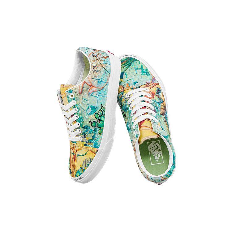 MOCA x Vans Old Skool Кроссовки Низкие с Принтом Арт Унисекс Разноцветные VN0A5KRFYQ8