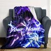 Naruto Character Customize Your Name Blanket Throw Customizable Blanket Warmthful Decor Suitable for Sofa Living Room Nap Picnics All-Season Use