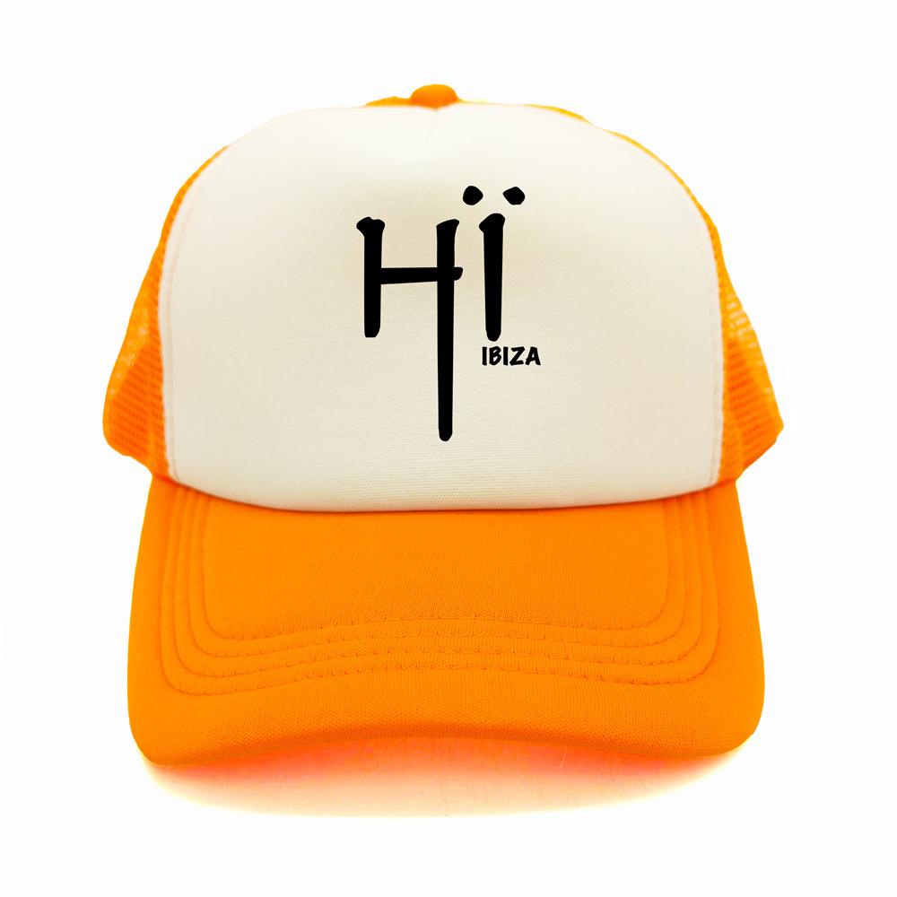 Hi Ibiza Trucker Cap Unisex Hat Baseball Cap Cool Summer Unisex Mesh Net Hi Ibiza Hat MZ