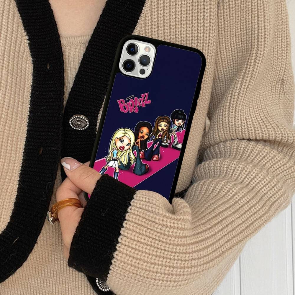 Cute B-Bratz Doll Phone Case For IPhone 17 Pro 16 Plus 16 Pro Max 15 14 13 12 11 PC+TPU Back Cover