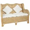 VidaXL 2-Seater Sofa Living Room Sofa Living Room Furniture Home Interior Bedroom Rattan 325466
