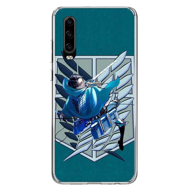 Чехол для телефона с изображением аниме «Атака Титанов» для Huawei P30 P20 P10 P40 P50 Pro Mate 20 40 30 10 Lite, популярный чехол Fundas Art Gift Coque
