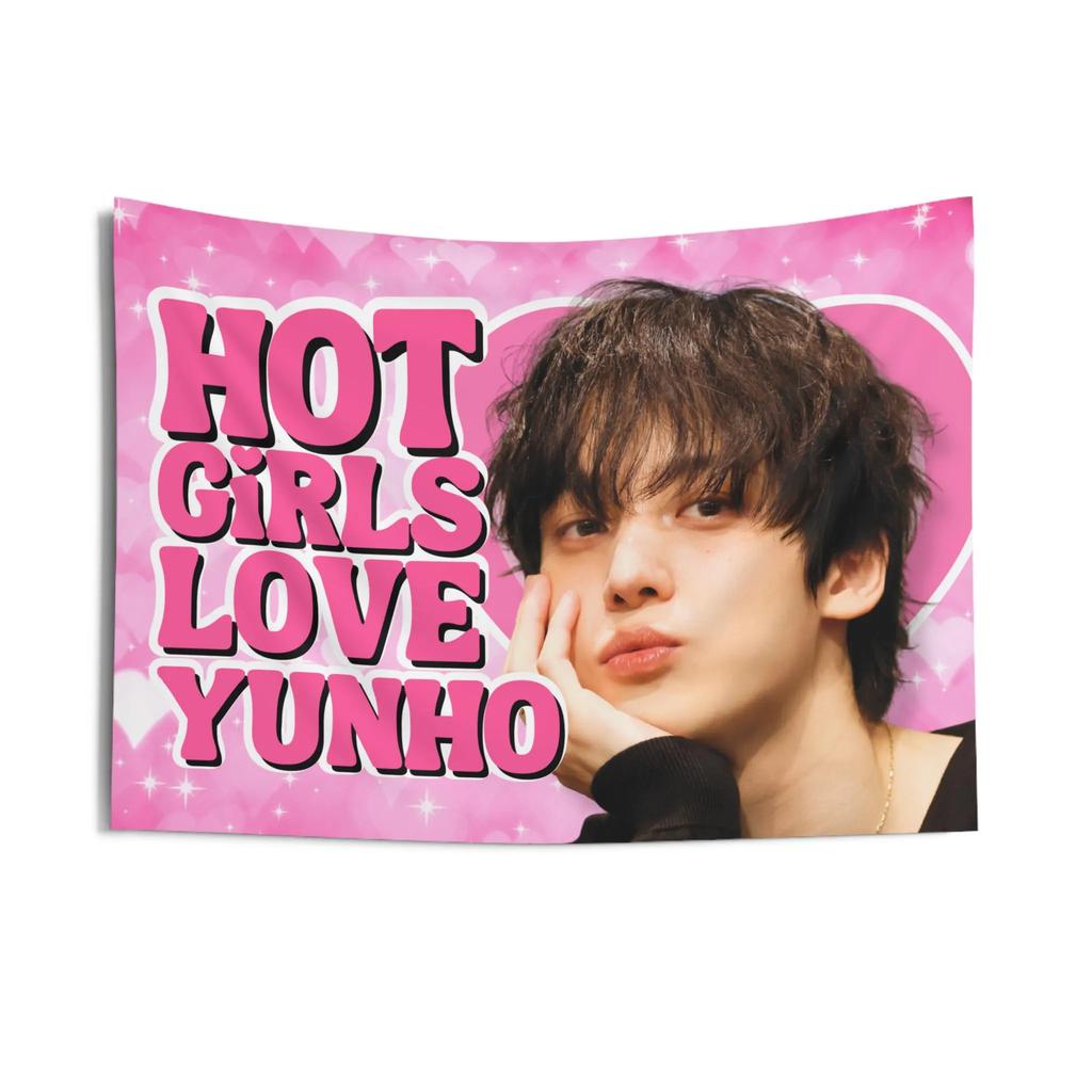 Fangirl Favorite Tapestry Pop Star Heart Tapestry Youth Idol Bedroom Decoration Fashion Idol Wall Decorating Cloth Vibrant Star