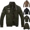 Stylish Men's Military Jackets With Casual Collar And Zipper Closure For Autumn