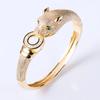 Cheetah Personalized Bracelet with Zircon Leopard Head Color Preserving Bracelet