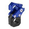 Universal Foldable Hook Helmet Luggage Hanger for 0.86in Motorcycle Handlebar Fit for YamahaBlue