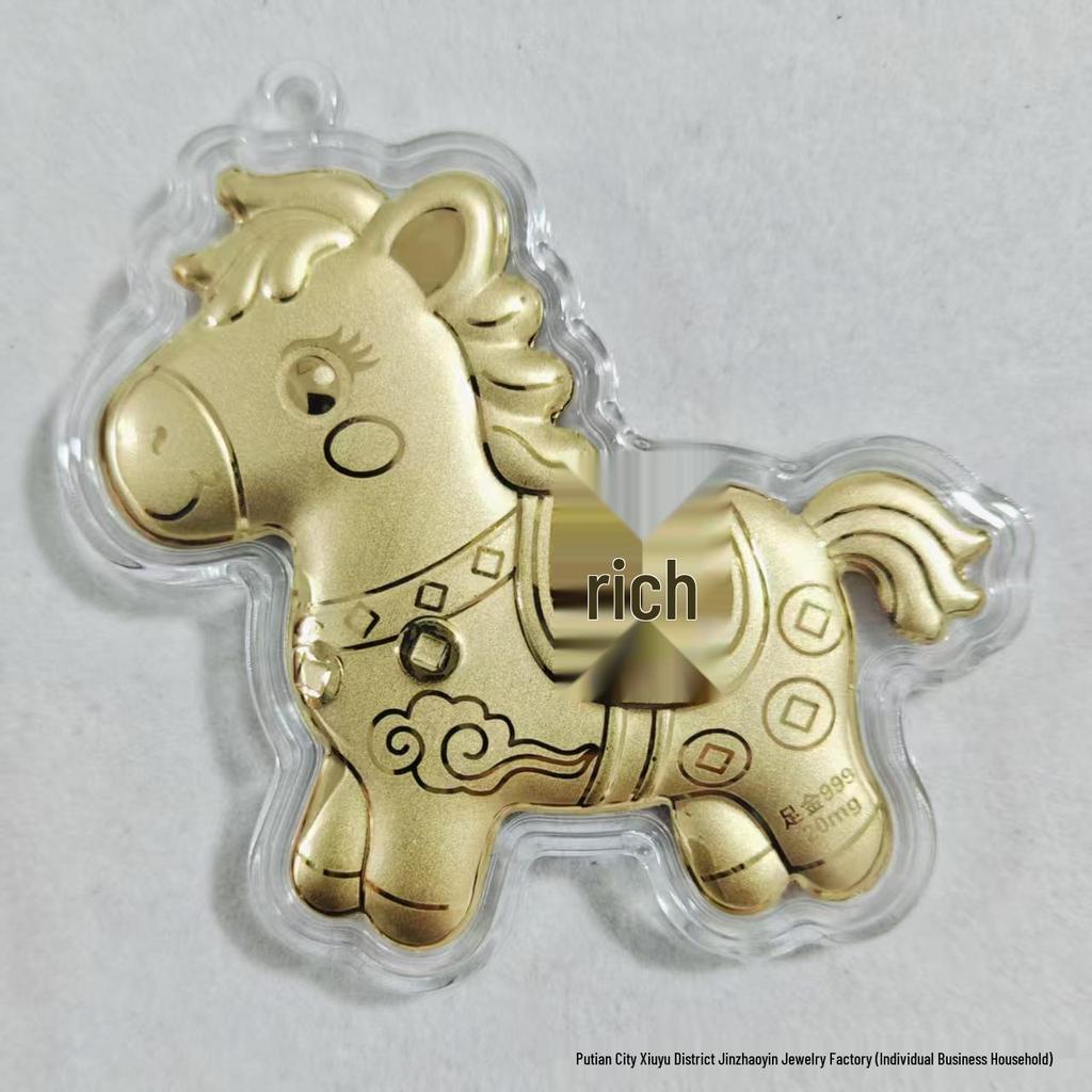 999 Чистое Золото Деньги Счастливый Красный Конверт Брелок для Ключей Автомобиля и Подвеска для Сумки Подарок