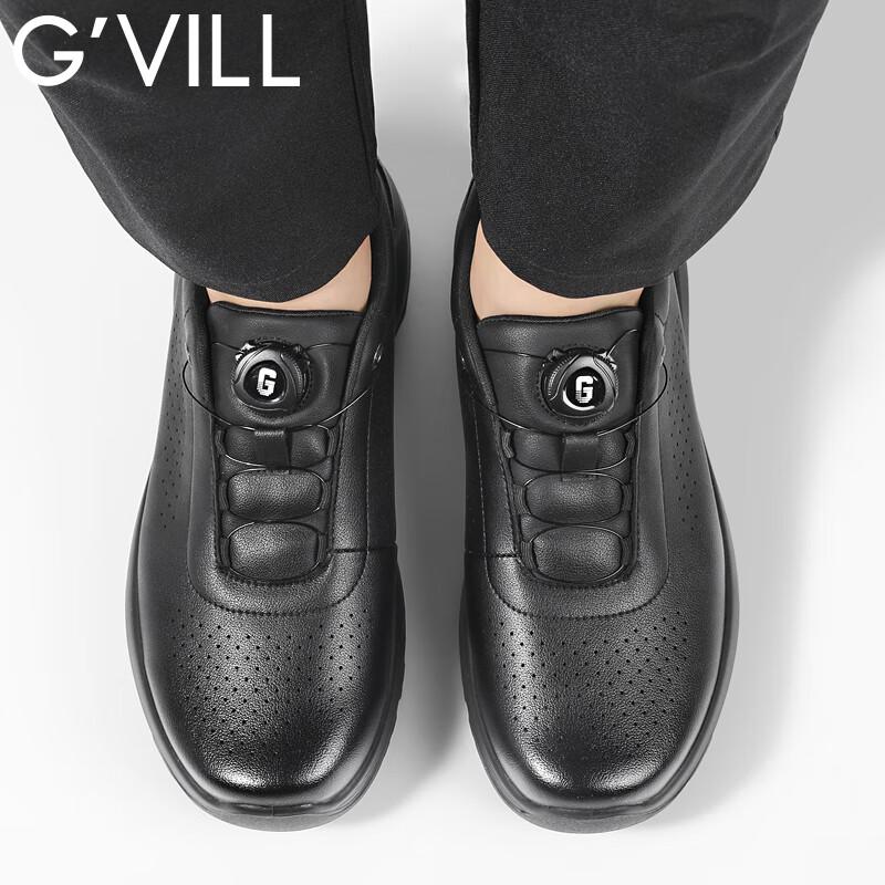 Мужская дышащая кожаная обувь в стиле business casual