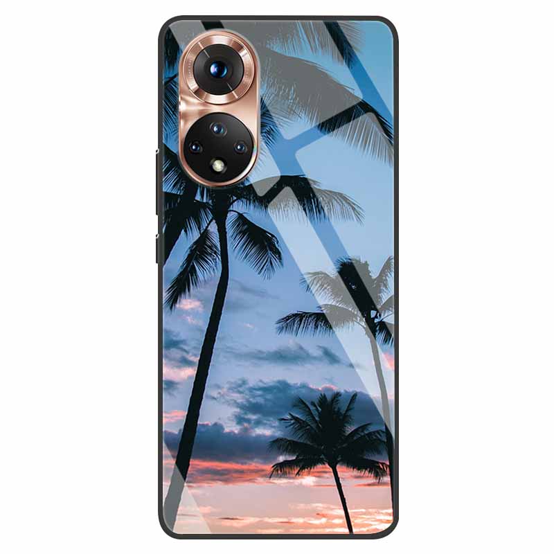 Роскошный чехол для Huawei Honor 50 Чехол Закаленное Стекло Чехол для Телефона Huawei Honor 50 Honor50 6.57" Coque Сумка Модный Бампер