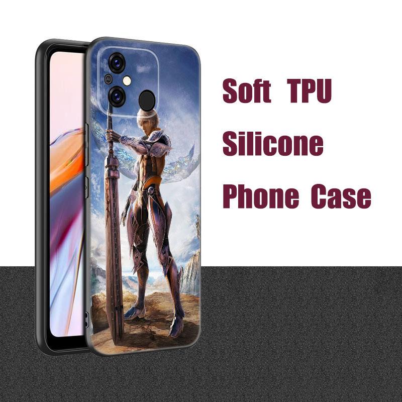 Game Final Fantasy Black Silicone Phone Case For Xiaomi Redmi 7A 8A 9A 10A 11A 9C 10C 12C 13C 11 Prime A1 A2 + 12 4G Note 9T 12R