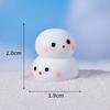 Мультфильм милый рождественский снеговик фигурка микро пейзаж снежный хрустальный шар декоративные аксессуары своими руками виджеты рабочего стола