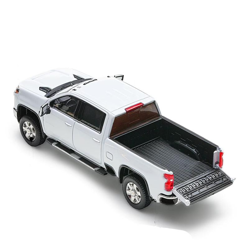 1/64 Silverado HD 2020 Сплав Пикап Модель Автомобиля Литье под Давлением Металл Внедорожники Модель Автомобиля Симуляция Миниатюрный Масштаб Детская Игрушка Подарок