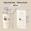 Pabei 600ml 304 Stainless Steel Portable Coffee Tumbler with Straw