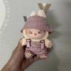 For Labubu 15-17 Cm V1v2 Outfit Accessories Mini Hat Overalls Set Decoration Small Clothes Children's Toys Birthday Gift