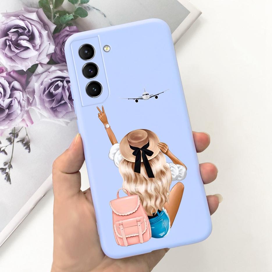 Чехол для Samsung Galaxy S22 Plus 5G Милые Астронавты Мультяшная Обложка Мягкий ТПУ Чехол для Телефона Для Samsung S22 Ultra S 22 S22+ Задняя Крышка