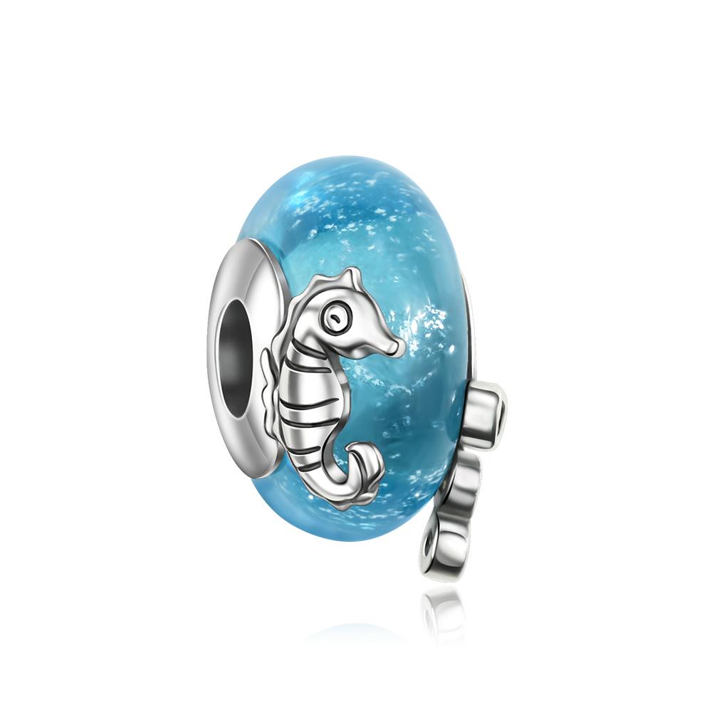 Новые Оригинальные Медные Синие Шармы Святая Мать Ладонь Сердце Кот Бусины Подвески Подходят для Браслета Ожерелья DIY Ювелирные Изделия Подарок