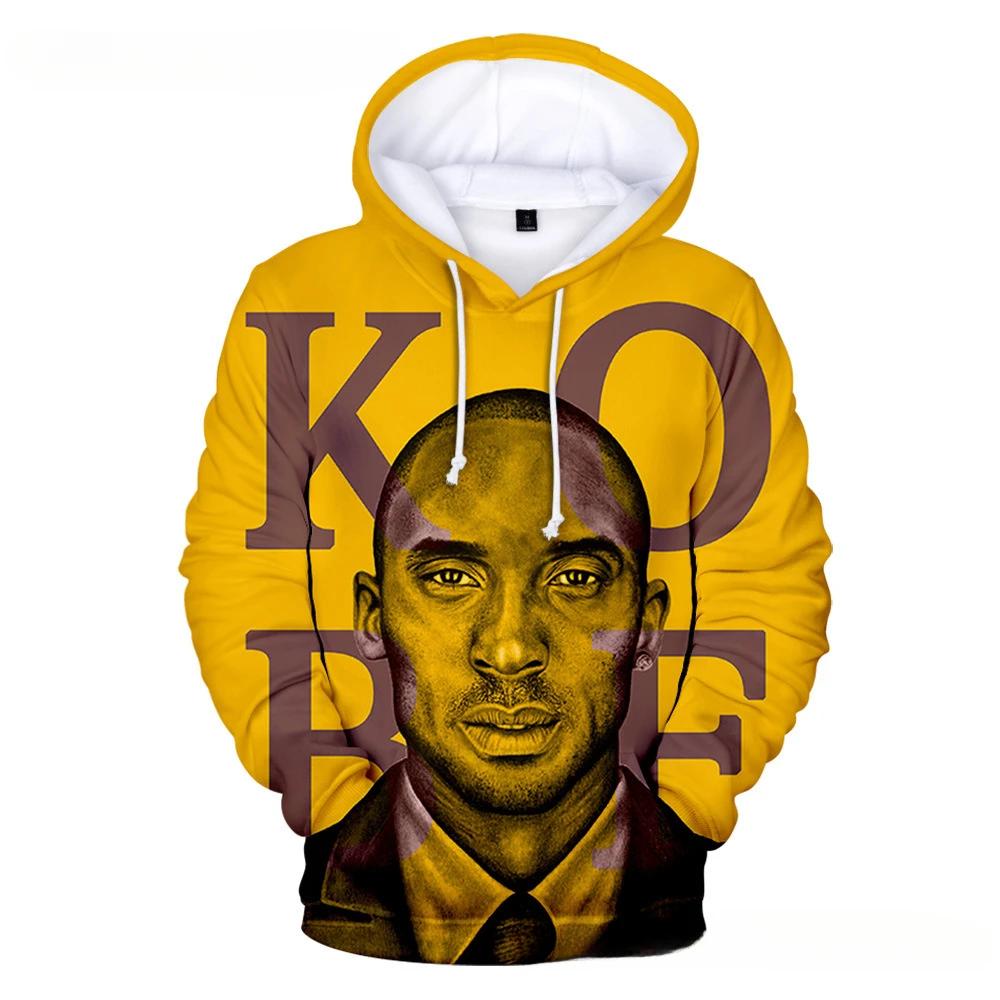 Basketball Star Kobe Hoodies 3d Prited Sweatshirts Men Kid Boys Girls Clothes Children Tops Children's Coat Men Clothing