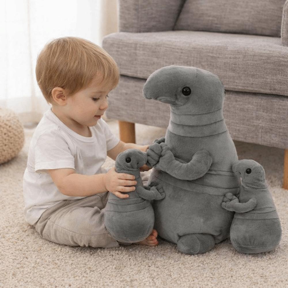 20cm/35cm/45cm Alien Plush Doll The Russian Zhdun Plush Statue Doll Monster Plush Toy  Holiday Gift