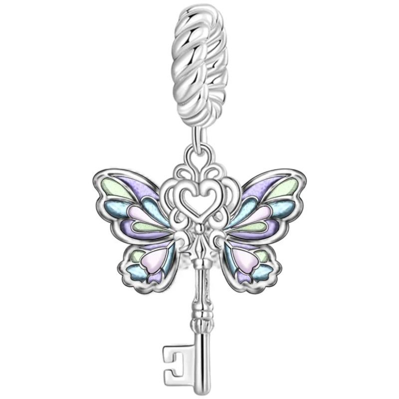 New In Copper Red Wine And Wine Glass Charm Beads Fit Bracelet Diy Pendant Woman Jewelry