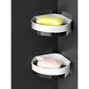 Toilet Corner Does Not Hurt the Wall Triangle Soap Box Toilet Triangle Soap Storage Rack Wall Hanging Soap Storage Box