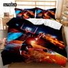 Duvet Cover Basketball Player Queen Bedding Set Microfiber Competitive Sports Game Comforter Cover for Kids Teen Bedroom Decor