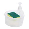 1000ML Convenient Soap Dispenser with Sponge Holder No Waste Prevents Dripping Large Capacity Soap Dispenser Home Supplies