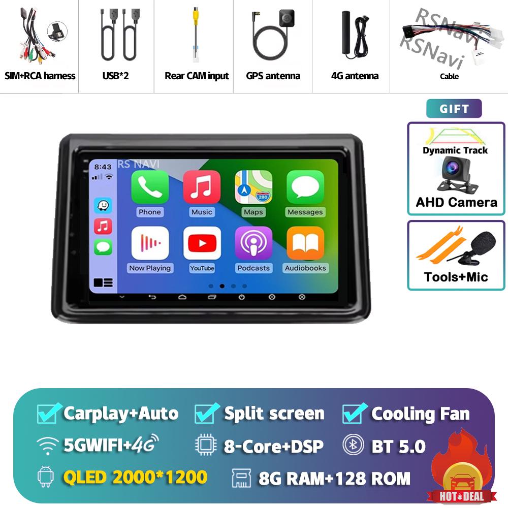 Android 14 Carplay Auto For Toyota Noah 2014 - 2020 Car Radio Player Multimedia stereo Navigation 360 Camera Head Unit AI Voice