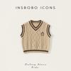 [Teddy Bear Series] Insbobo Kidsren's Sweater 2026 Spring New Style Boys' Tops and Girls' Vests Trendy