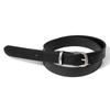Halden (W) Basic Western Fake Leather Belt (T020_black)