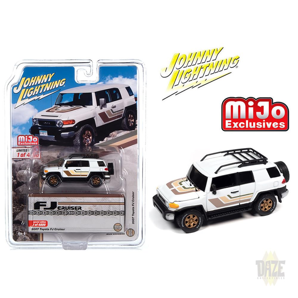 JOHNNY LIGHTNING Масштаб 1/64 MiJo Ограниченная серия 2007 Toyota FJ Cruiser Кастом