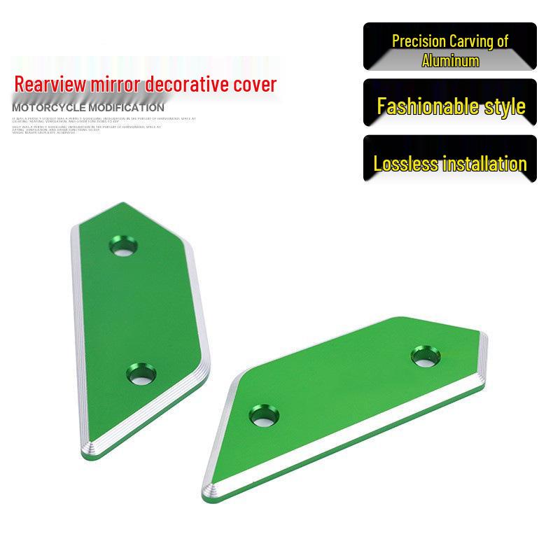 Крышка основания зеркала заднего вида Kawasaki NINJA400 - Алюминиевый декоративный аксессуар