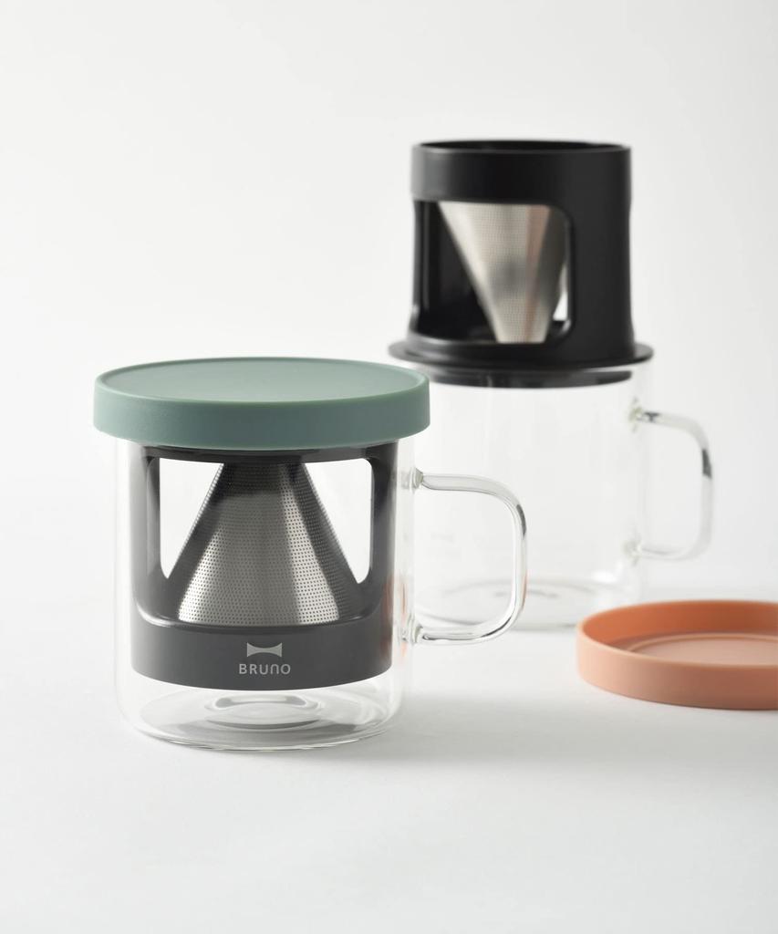 Кофейная капельница BRUNO, одноразовая, безбумажная, стильная, капельница, персональная, цвета слоновой кости, BHK244-IV