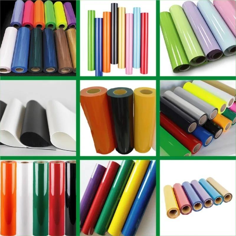 30x25cm/30x100cm HTV Vinyl, Heat Transfer Vinyl for T Shirt, Iron On Vinyl for All Cutter Machine, Easy To Cut &Weed