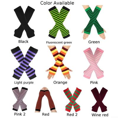 Осенние/зимние женские перчатки, модные варежки на локтях