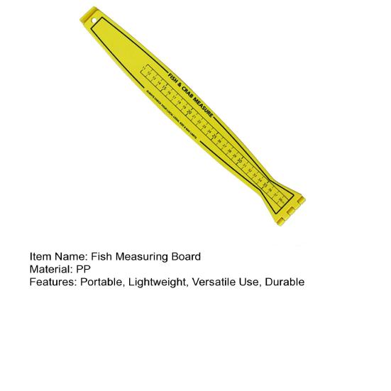 Fish Measuring Board Portable Folding Fishing Ruler Versatile Use Easy To Read Double-Sided Fish Measuring Ruler Tool