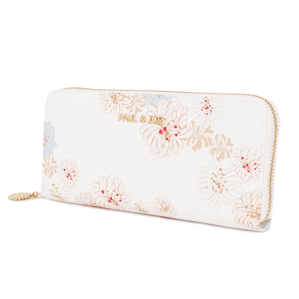 Paul Joe ACCESSOIRES Кошелек длинный с принтом хризантем Цветочный кошелек и PJA-W971 Женский